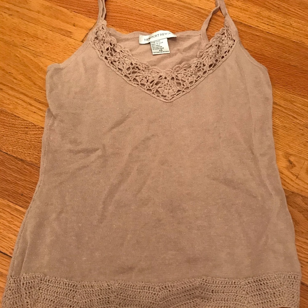 Newport knit tank top